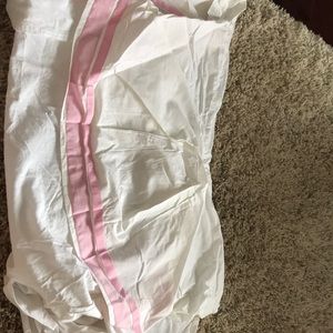 Pottery Barn Bedskirt in Pink